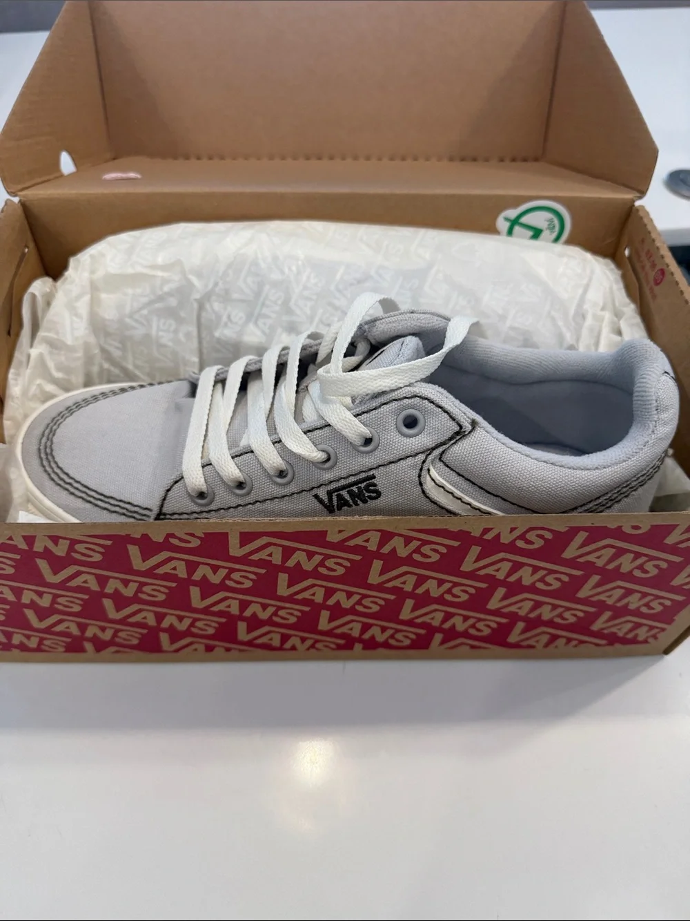 Vans Red 'Off The Wall' Skate Logo Wall Art